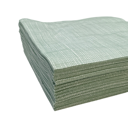 SERV. VERDE 40x40 ELEGANCE-COTTONTEX