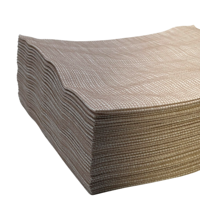 SERV. MARRON  40X40 ELEGANCE-COTTONTEX