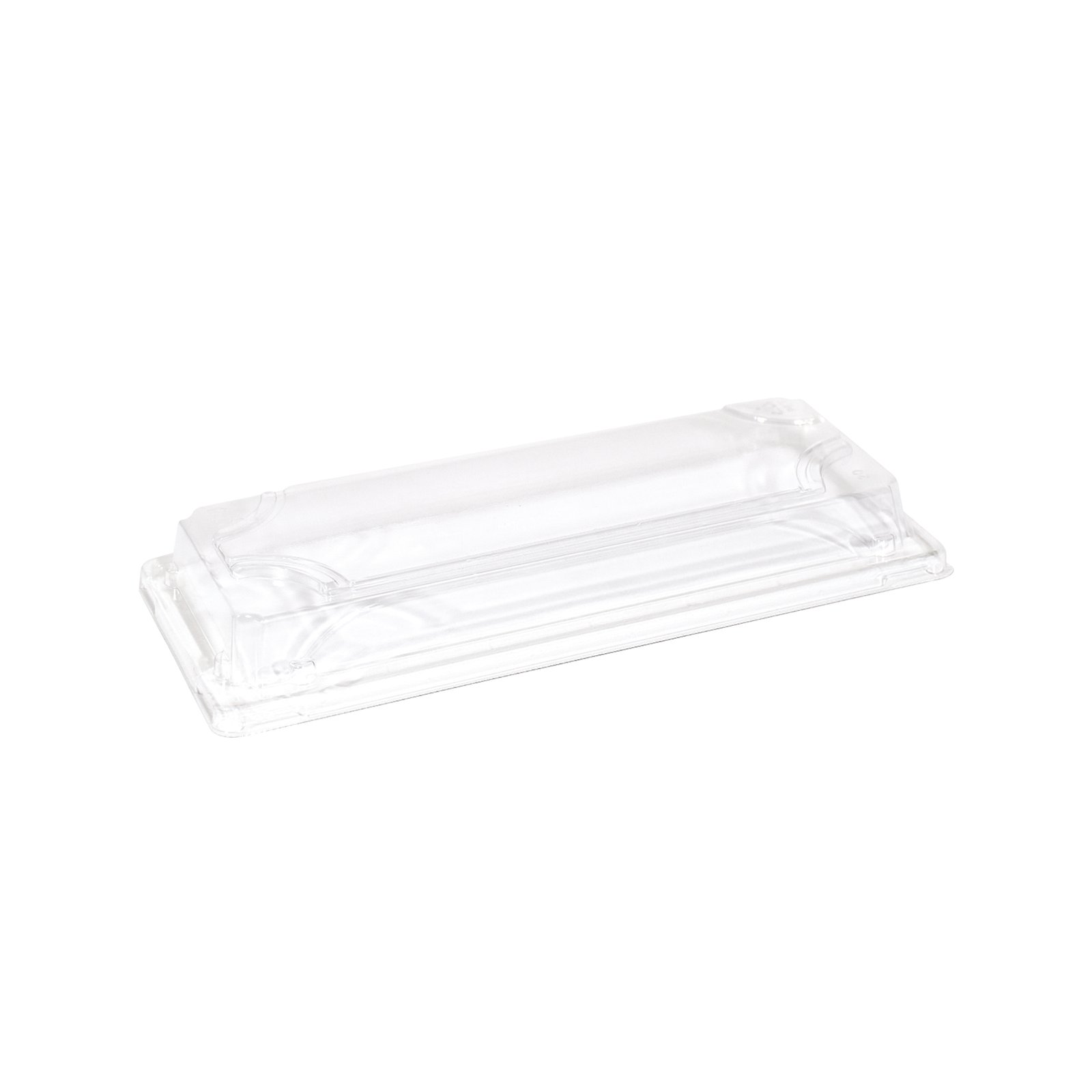 TAPA PET BANDEJA SUSHI 22.5X9X3 CM