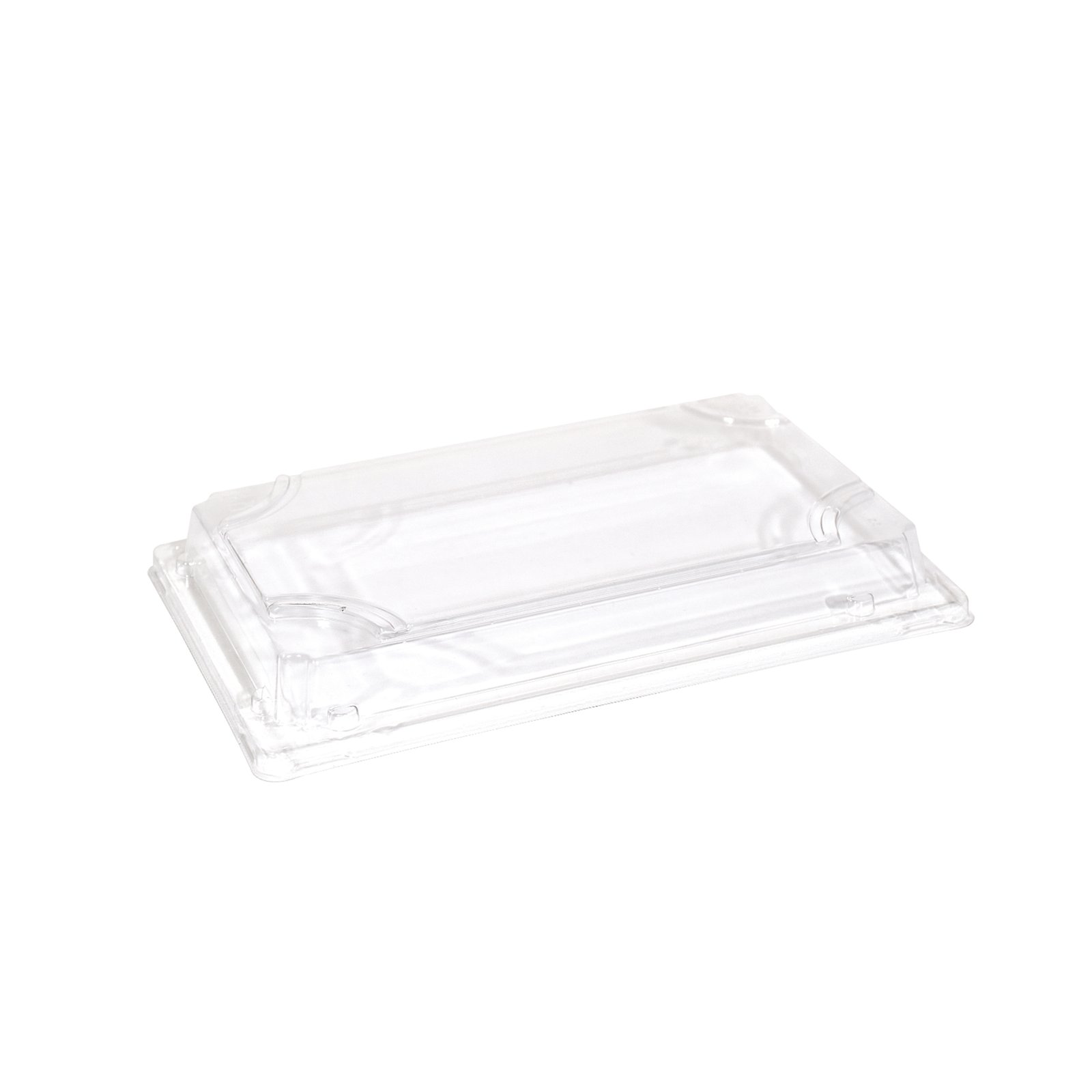 TAPA PET BANDEJA SUSHI 21.7X13.8X3 CM