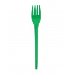 TENEDOR PLA 170 mm BIO VERDE
