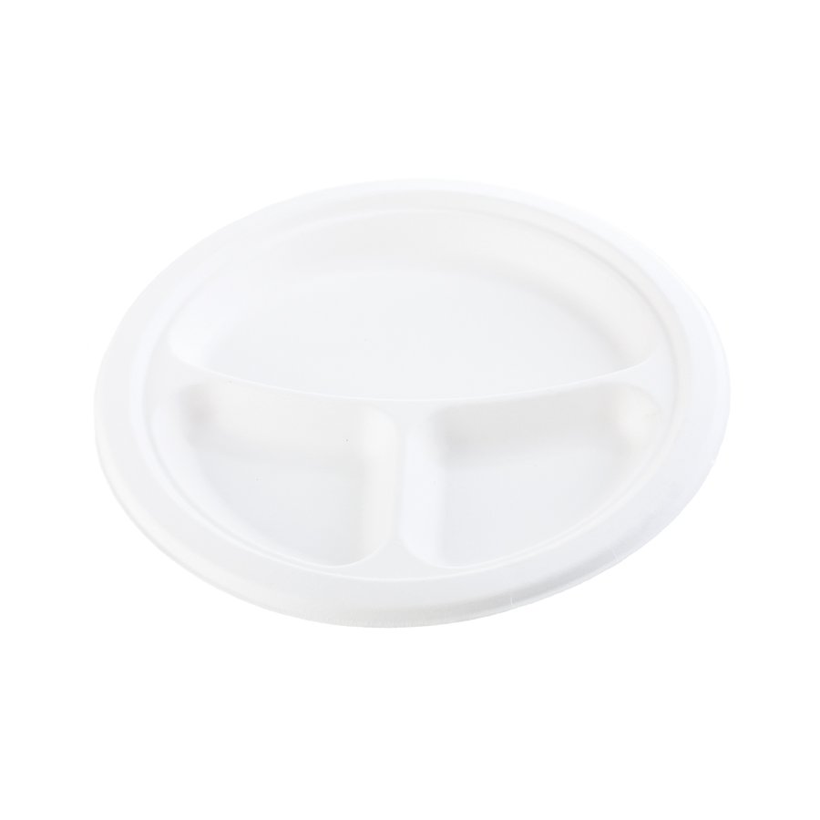 PLATO FIBRA 260 MM 3 COMPARTIMENTOS