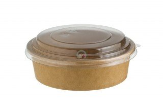 ENVASE KRAFT REDONDO ECO 500 ML + TAPA