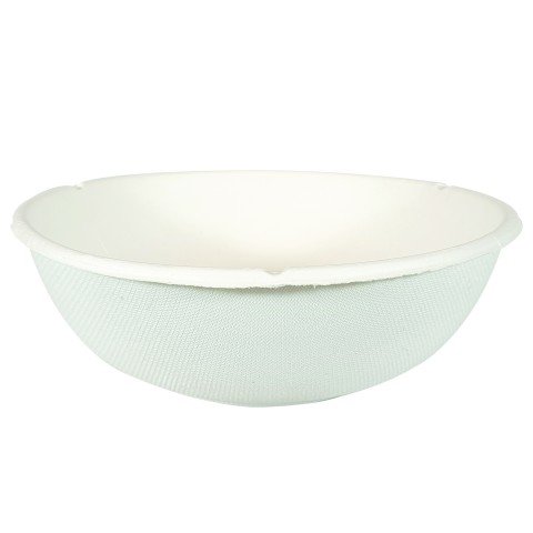 ENVASE BOWL CAÑA BLANCO 950 ML Ø195X76