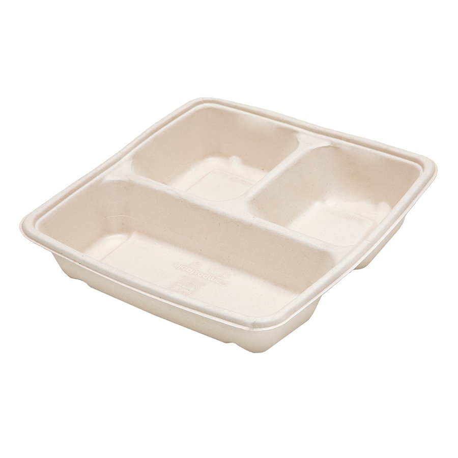 ENVASE 3 COMP.  900 ML BEPULP 23X23X3