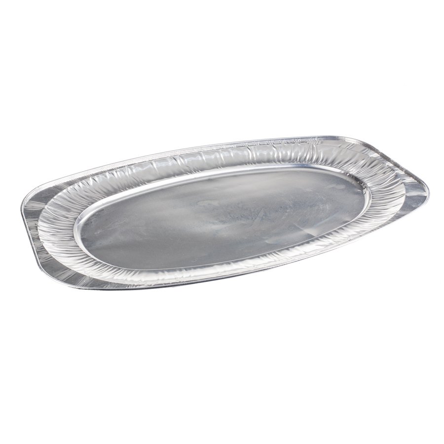 BANDEJA ALUMINIO 43*28 OVALADA UND.