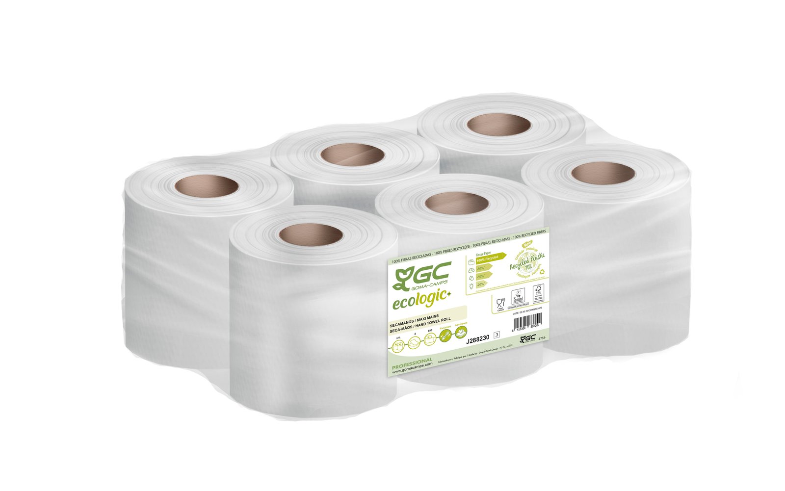 BOBINA SECAMANOS 2 CAPAS GOMA-CAMPS