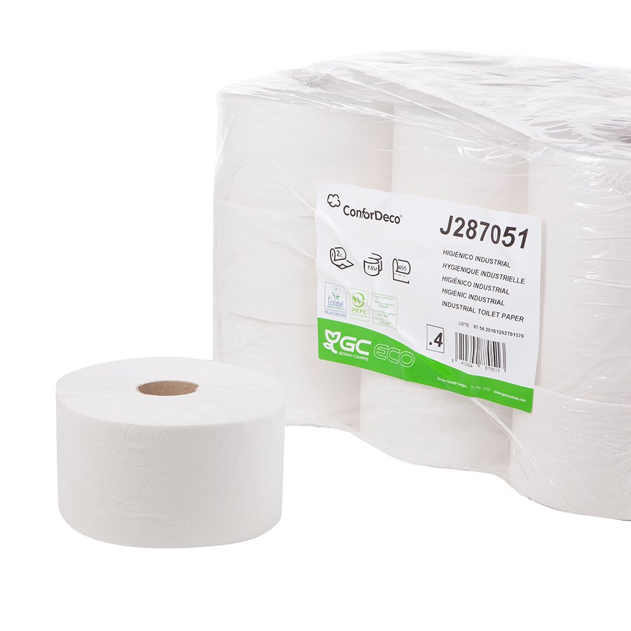 HIGIENICO IND. 2 CAPAS Ø 45 GOFRADO