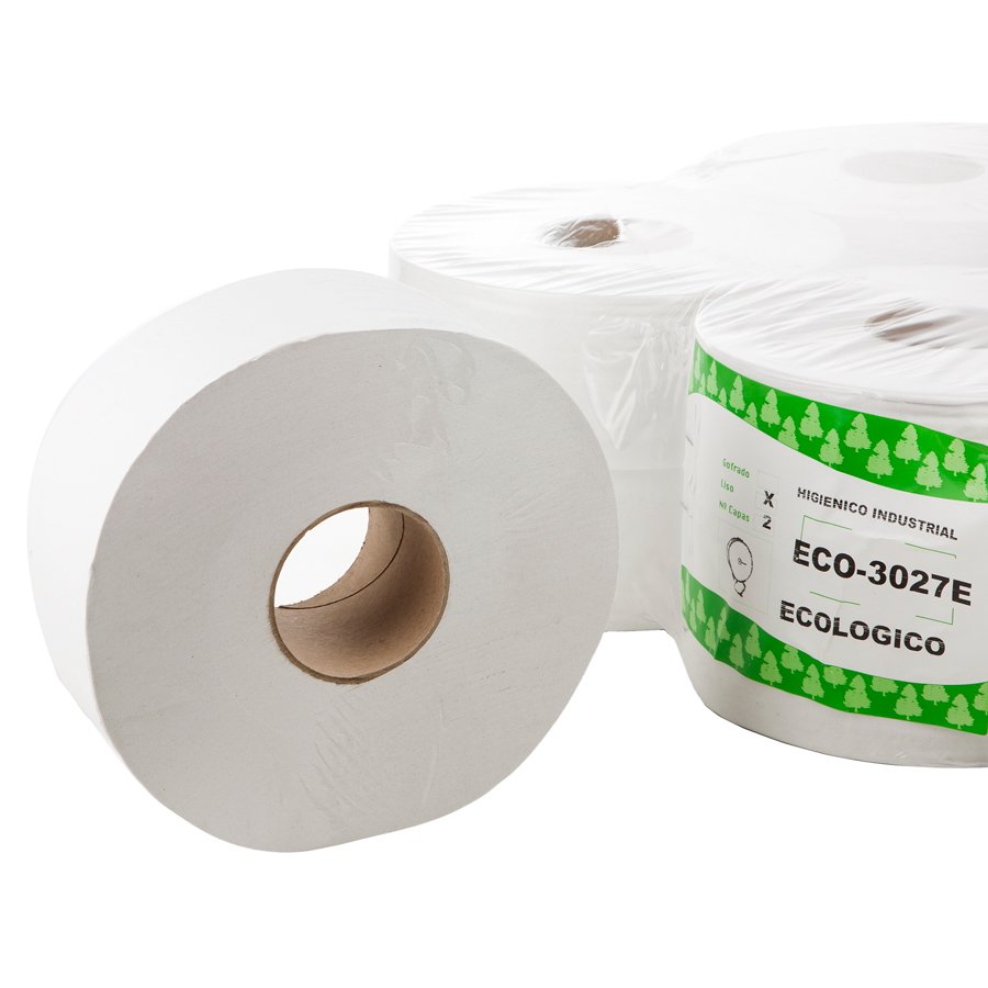 HIGIENICO IND. 2 CAPAS Ø 60 LISO JUMBO