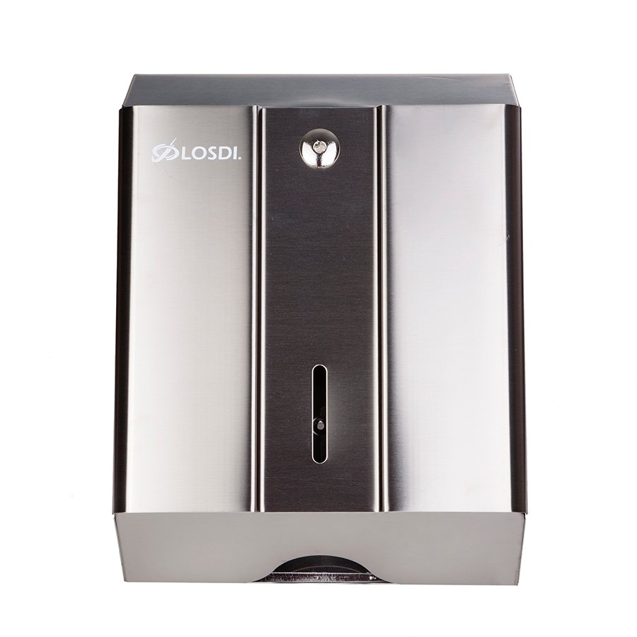DISP. TOALLAS ENGARZADAS ACERO INOX
