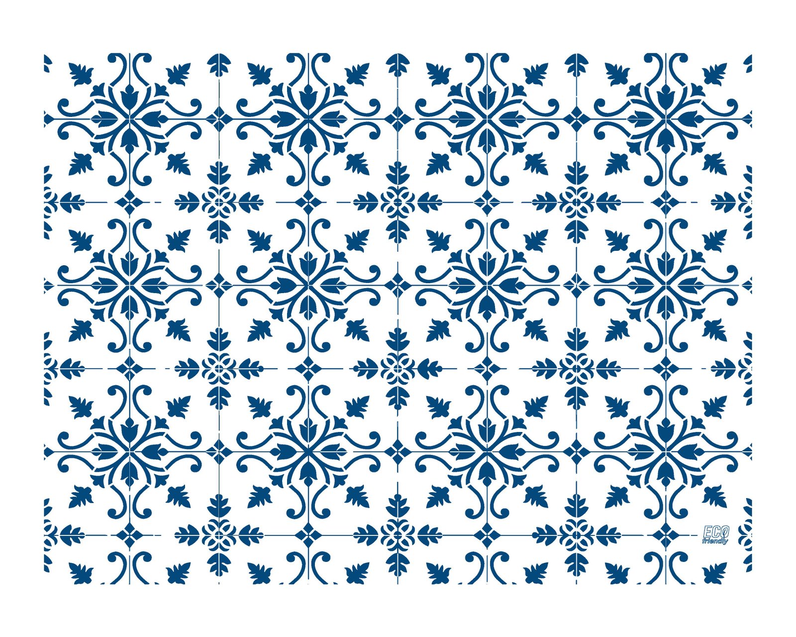 MANTEL 100x100 CLAUDIA AZUL