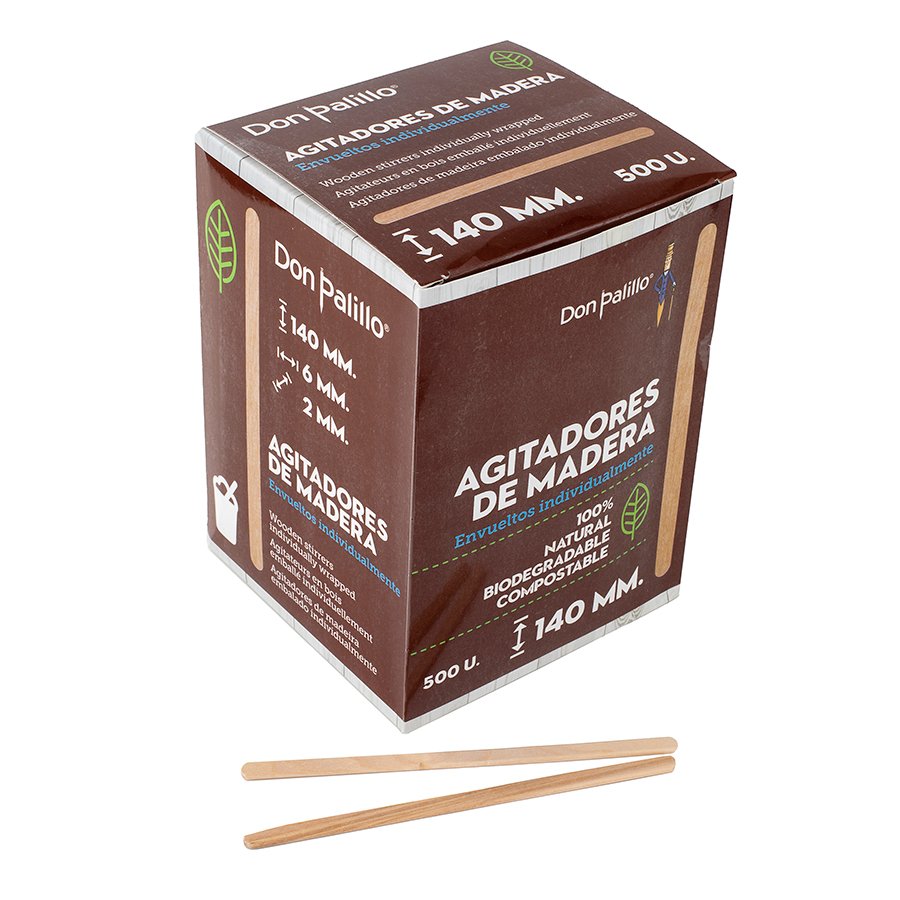 AGITADOR MADERA 140*6*2 mm ENFUNDADO