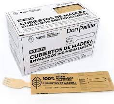 SET 1 CUBIERTO MADERA TENEDOR