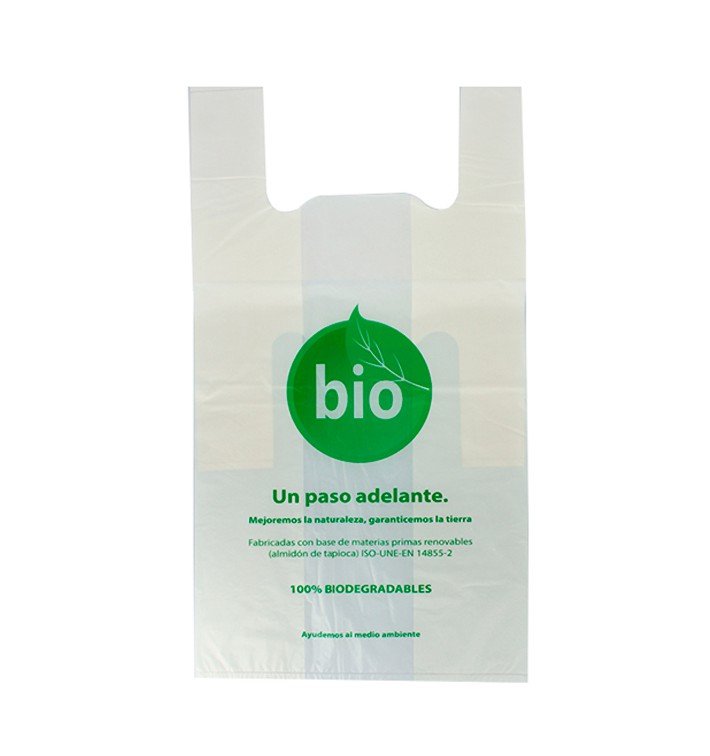 BOLSA CAMISETA 35*50  BIOCOMPOSTABLE