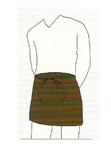 DELANTAL MANDIL MONODERO MARRON