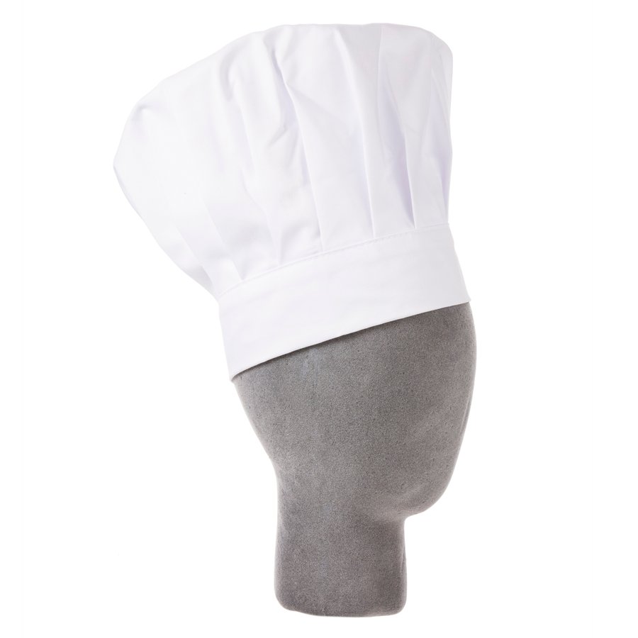GORRO COCINERO BLANCO C/VELCRO