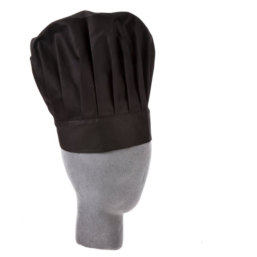 GORRO COCINERO NEGRO C/VELCRO