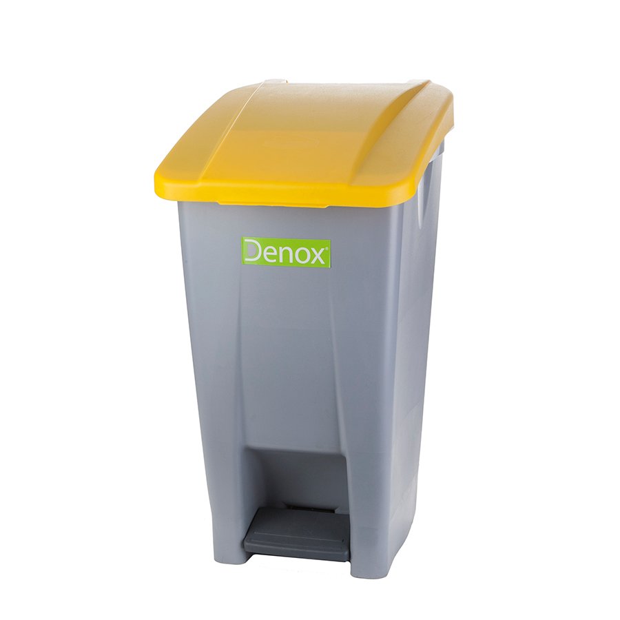 CONTENEDOR 60 L. C/PEDAL AMARILL6