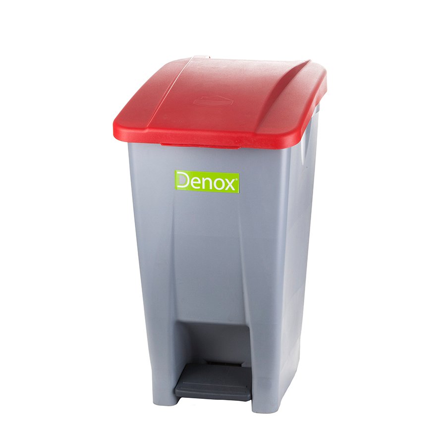 CONTENEDOR 60 L. C/PEDAL ROJO