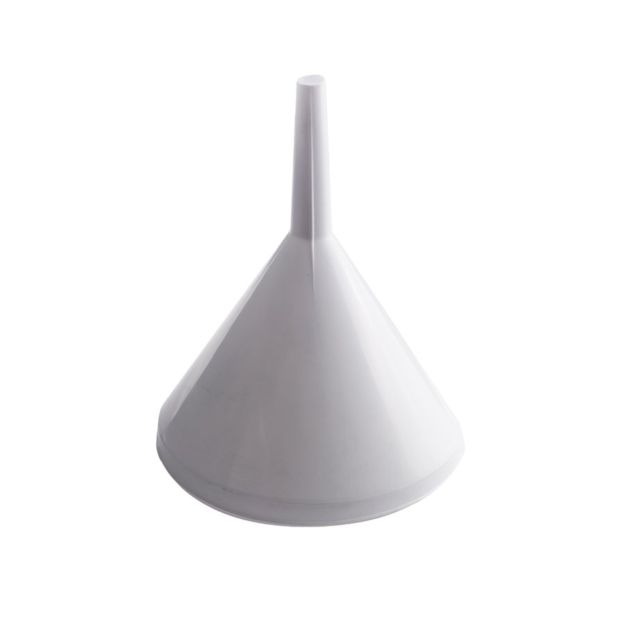 EMBUDO 12 CM. PLASTICO BLANCO