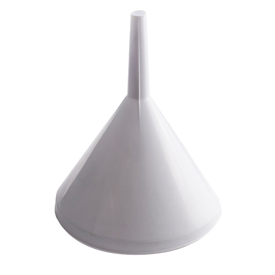 EMBUDO 19 CM. PLASTICO BLANCO