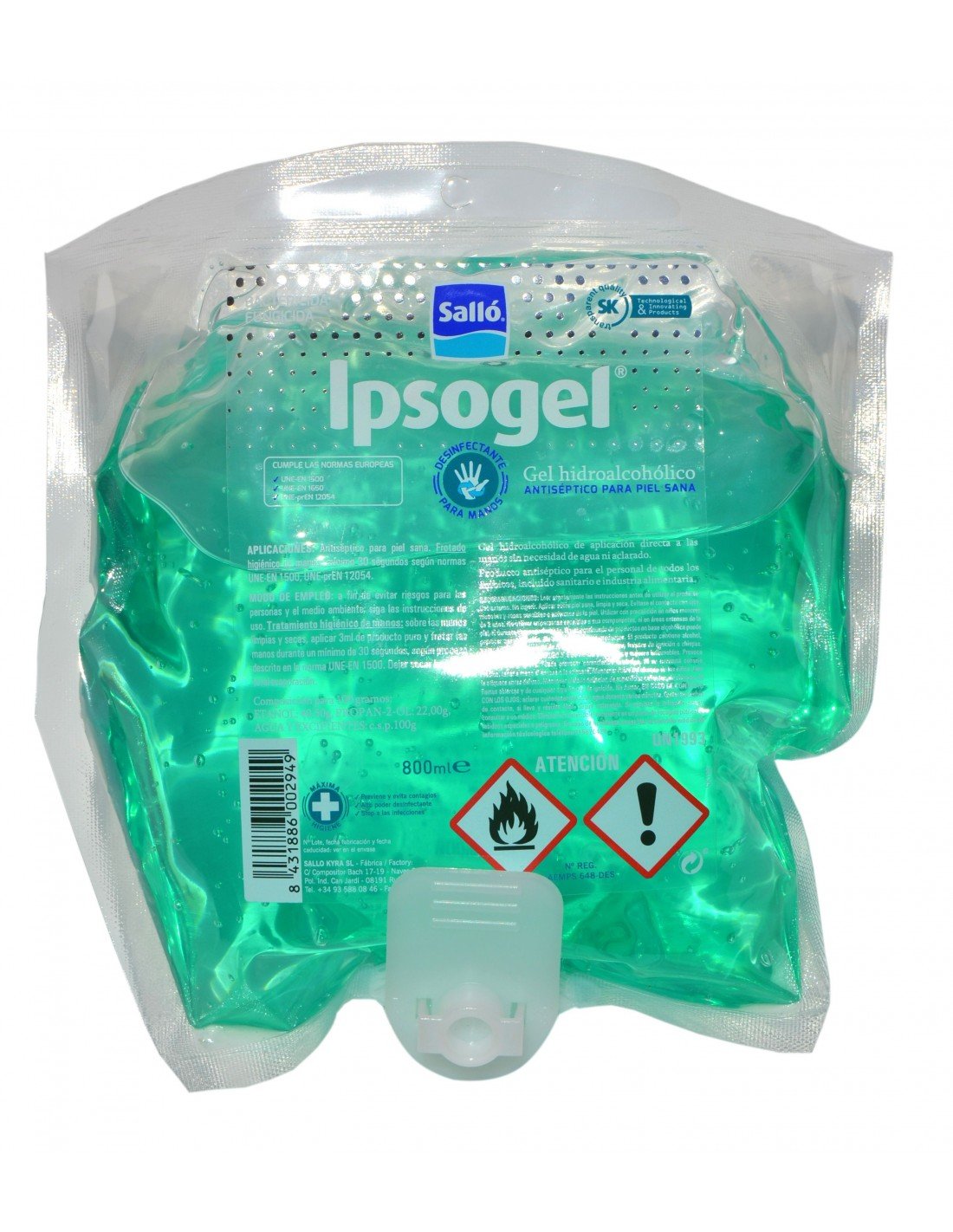 IPSOGEL PLUS DESINFECTANTE VIRUCIDA