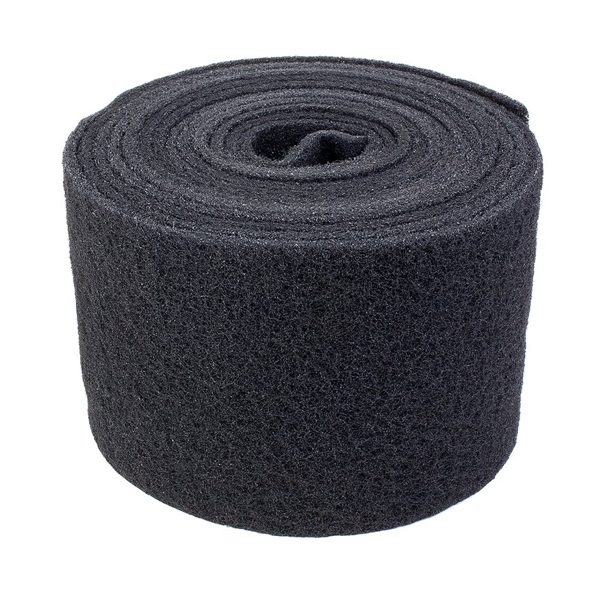 ROLLO FIBRA ESTROPAJO 600 x15 NEGRO
