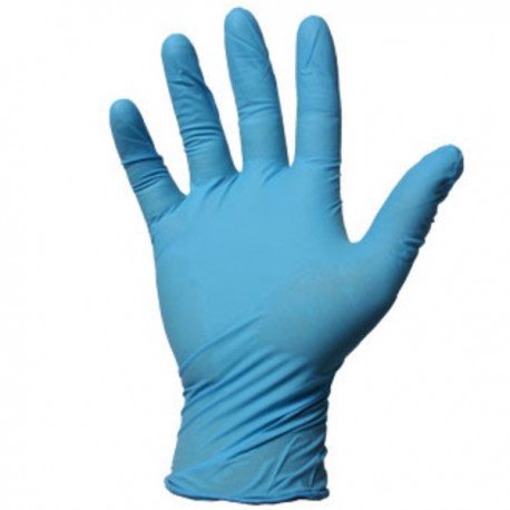 GUANTE NITRILO EXTRA GRANDE AZUL
