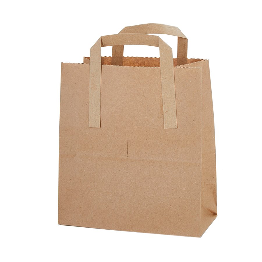 BOLSA ASA PLANA 22+12*28 KRAFT ECO. KS2