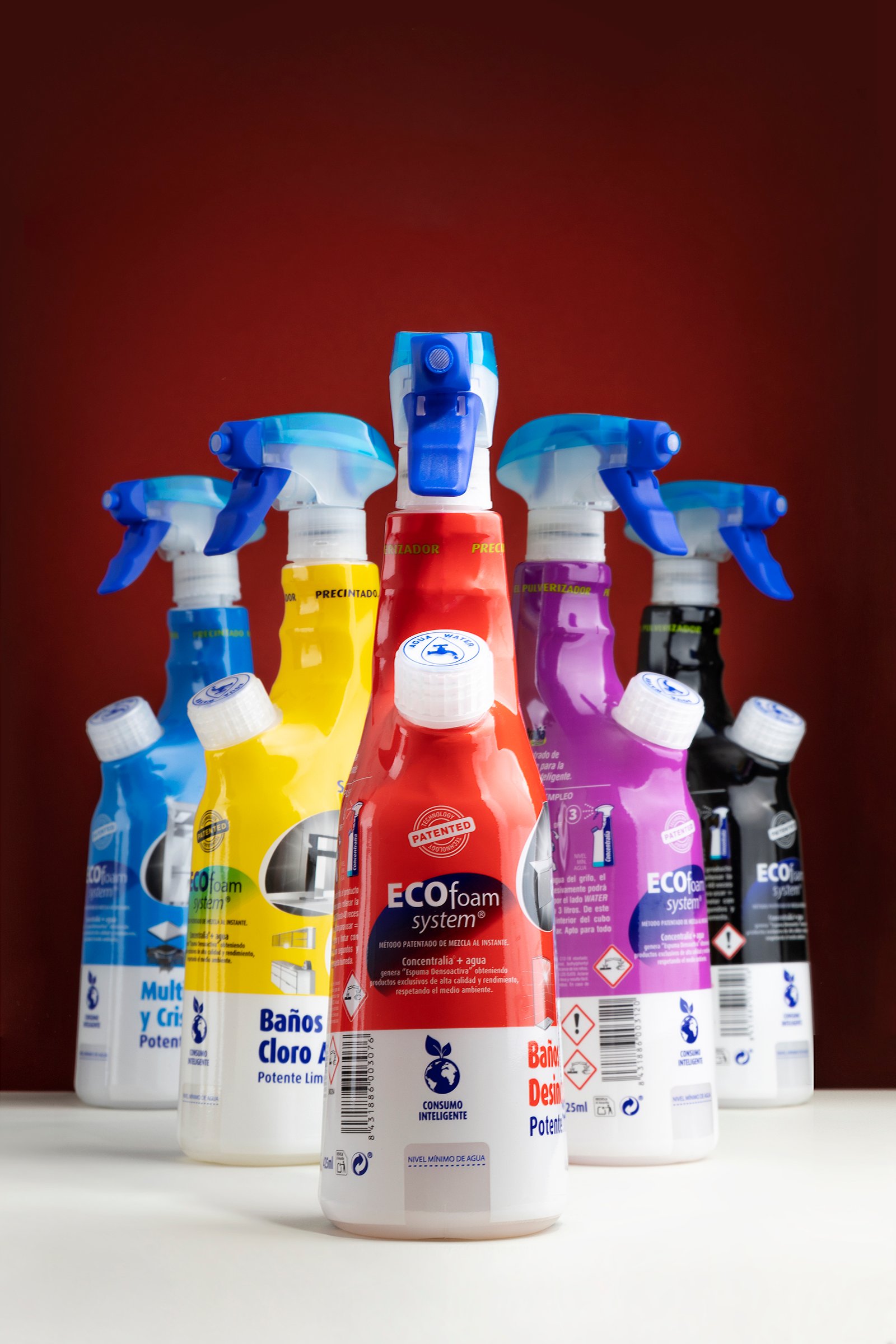 KIT 6 BOTELLAS ECOFOAM SYSTEM